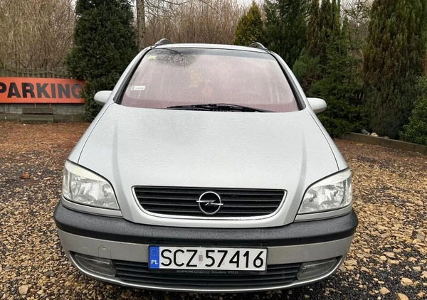 Opel Zafira cena 6250 przebieg: 313100, rok produkcji 2001 z Częstochowa małe 137